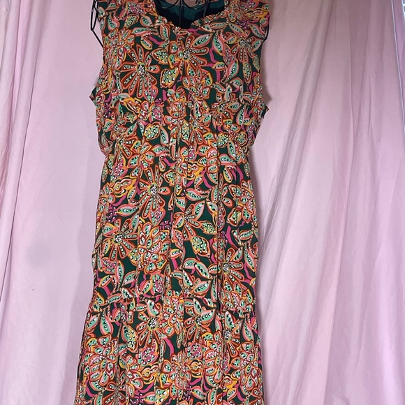 J. Crew Multicolor Floral Maxi Dress - Picture 1 of 7